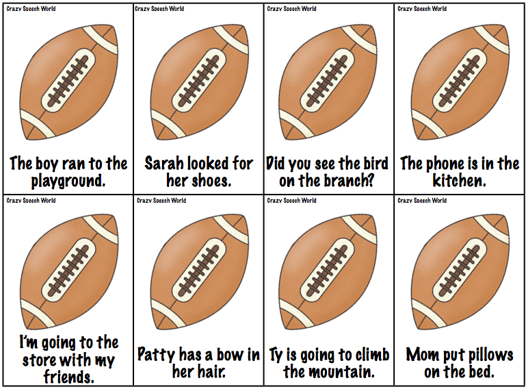 Sporty Sentences