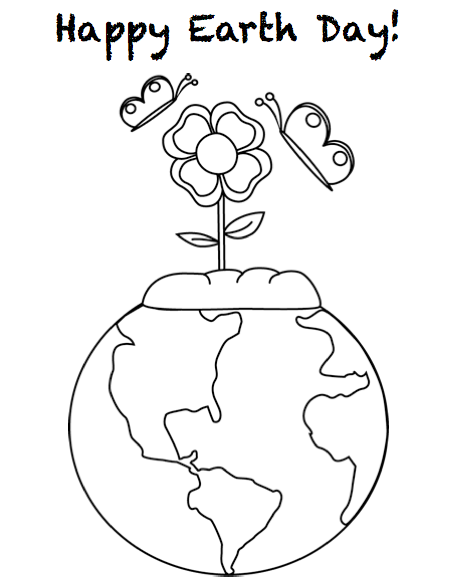 earth day coloring pages 2013 - photo #19