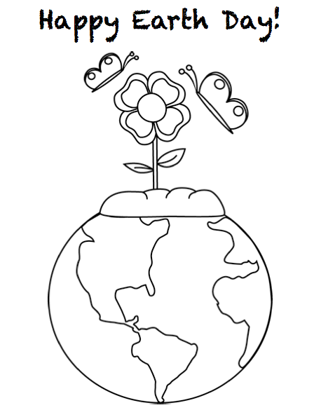 earth day coloring pages 2013 goa - photo #10