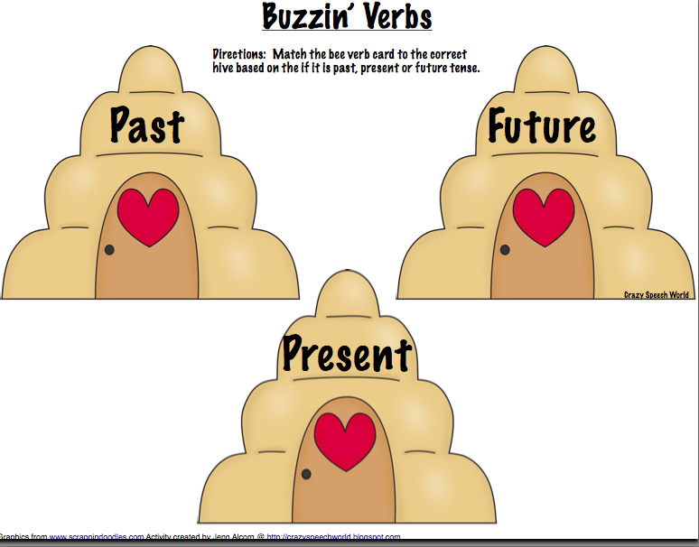 Bee Verbs Crazy Speech World