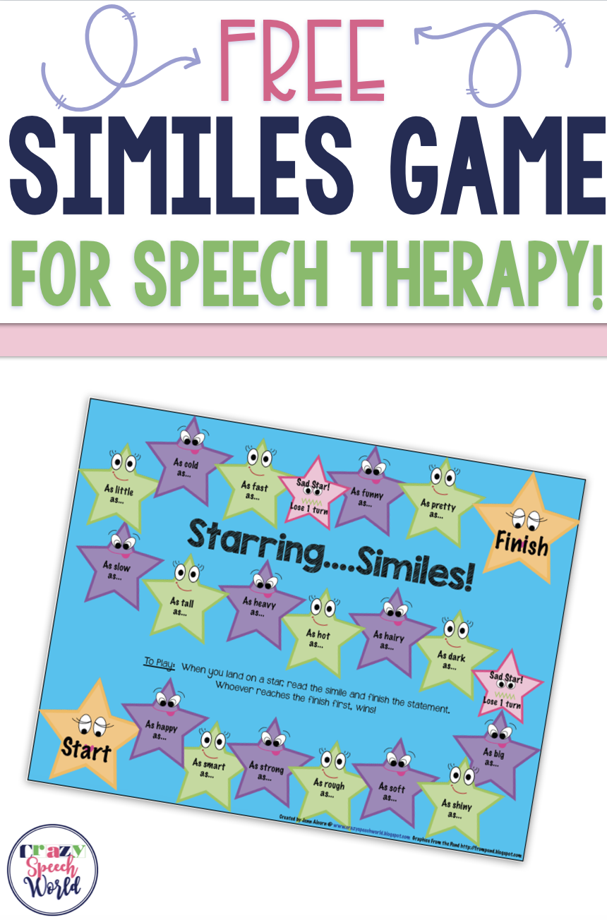 Free Similes Game - Crazy Speech World