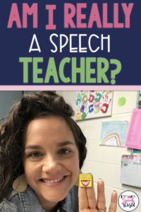 Am I really a speech teacher