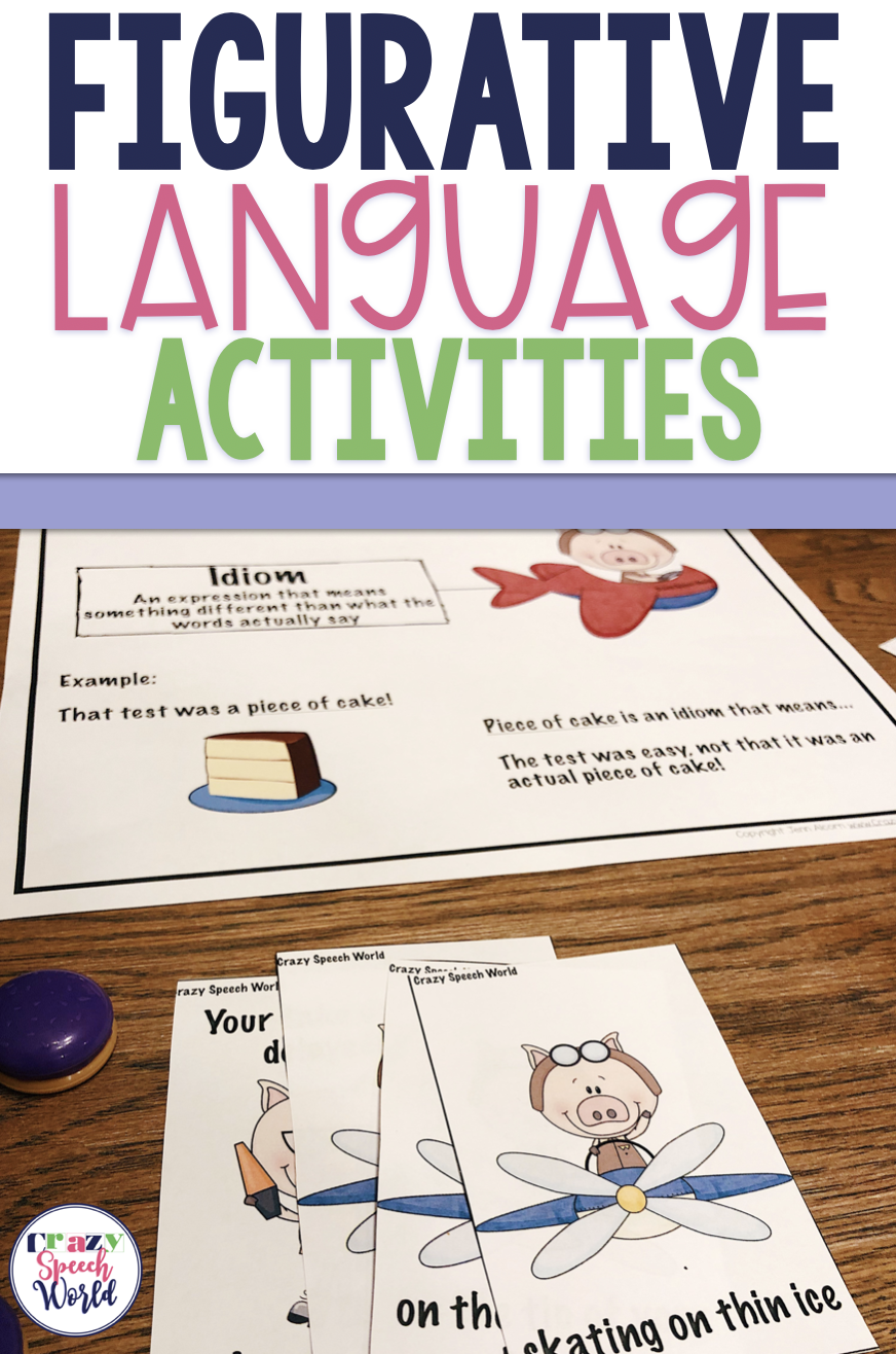 figurative language activities speech therapy