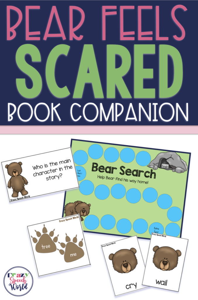 Bear Feels Scared Language Activities