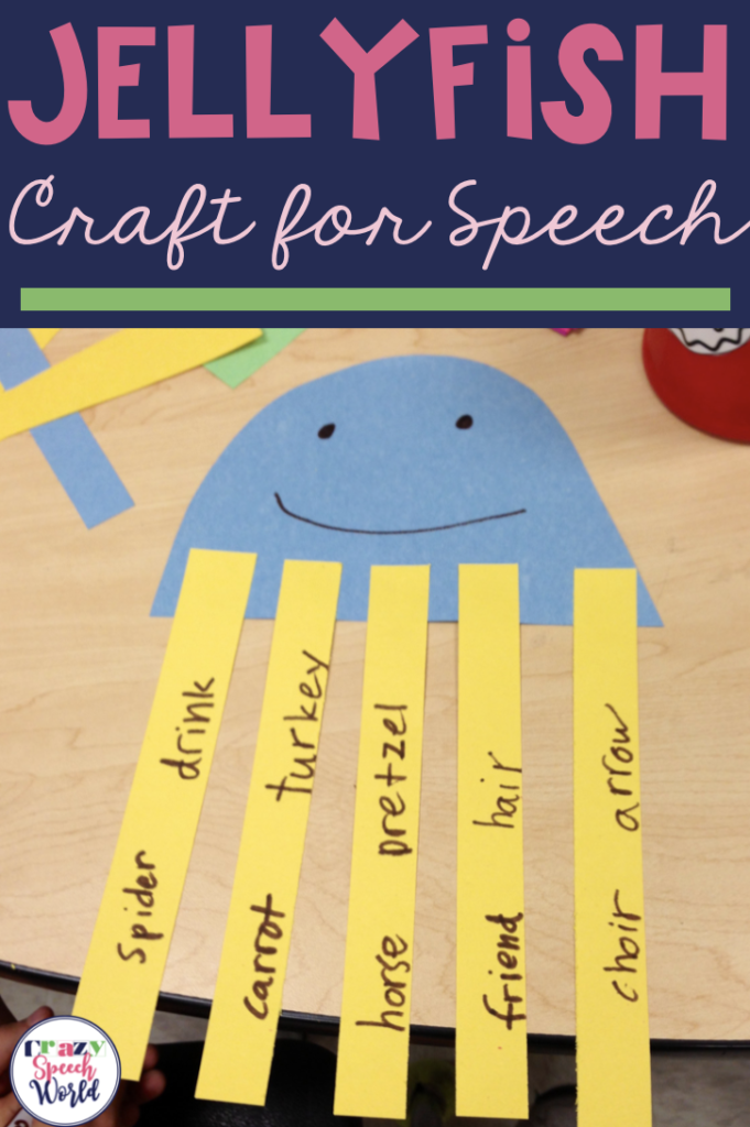 Jellyfish Craftivity! - Crazy Speech World