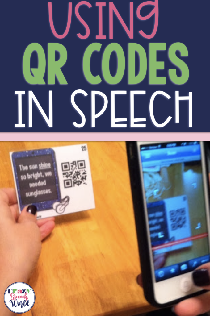 How to Use QR Codes in Speech Therapy - Crazy Speech World