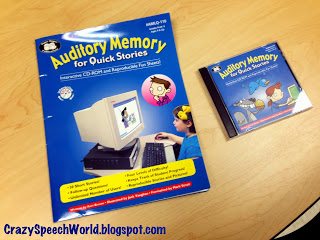 Auditory Memory for Quick Stories - Crazy Speech World