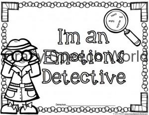 Emotions Detective book