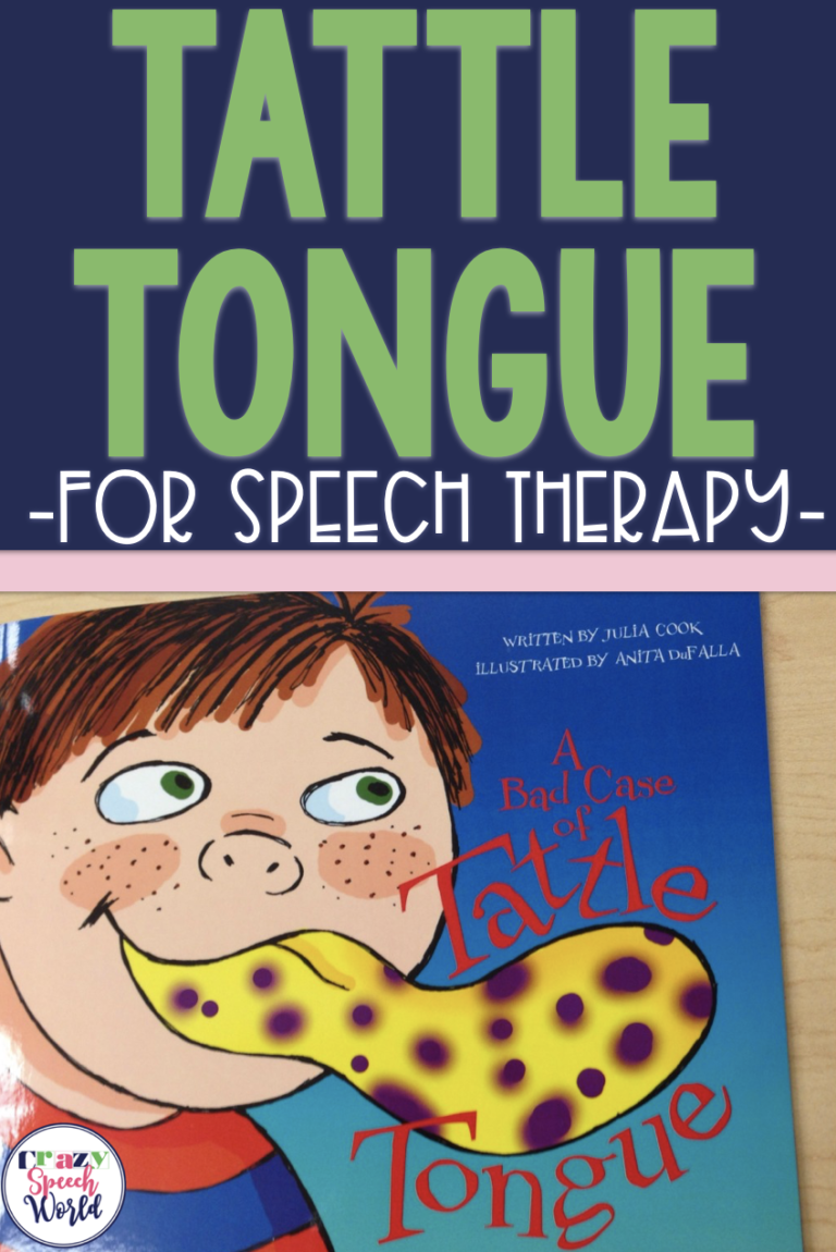 Tattle Tongue Book Craftivity! - Crazy Speech World