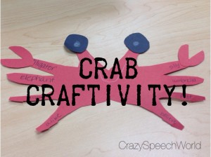 Crab Craftivity