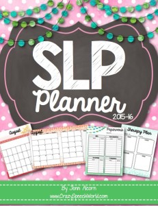 Crazy Speech World: SLP Planner