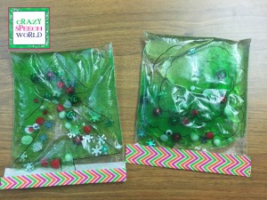 Crazy Speech World: Christmas Sensory Bags