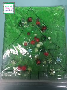 Crazy Speech World: Christmas Sensory Bags