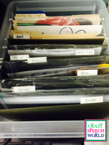 Crazy Speech World: Organizing Materials