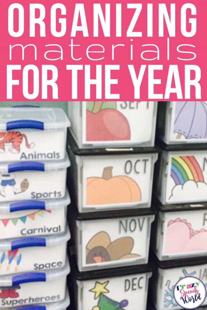 The Secret to Staying Organized Year After Year? Teaching Bins