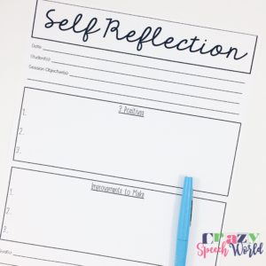 self reflection speech