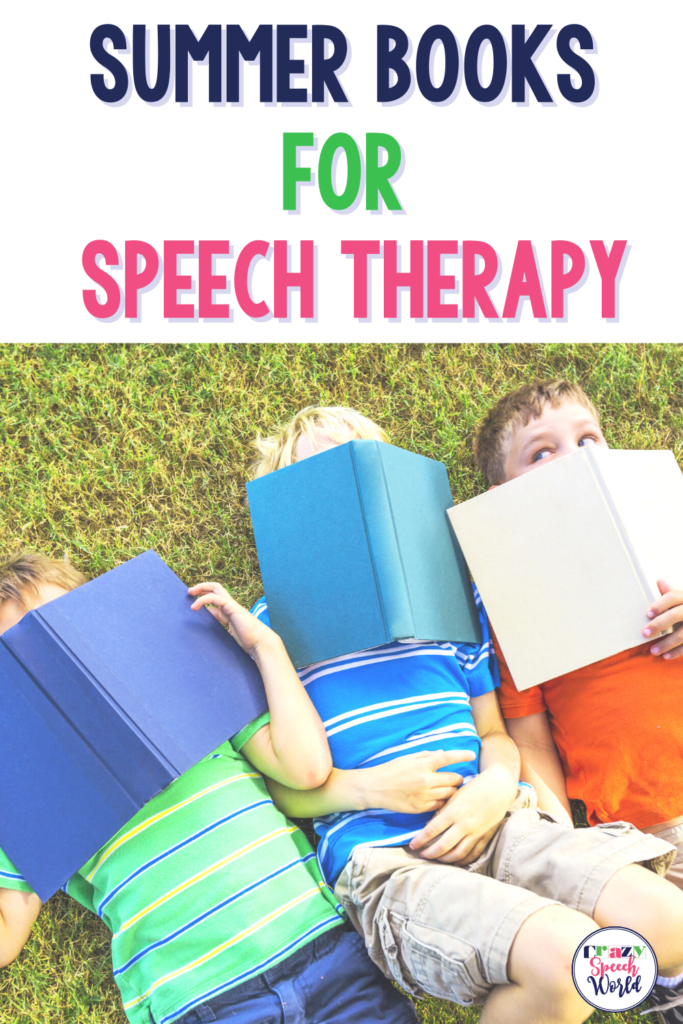 Summer books for speech therapy
