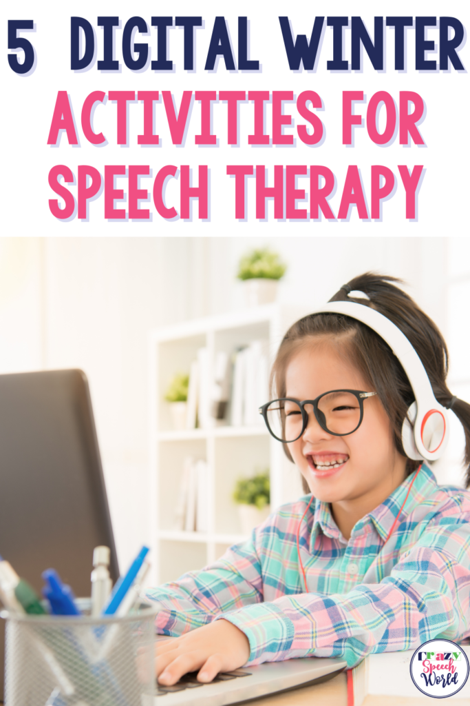 5 Digital Winter Speech Therapy Activities